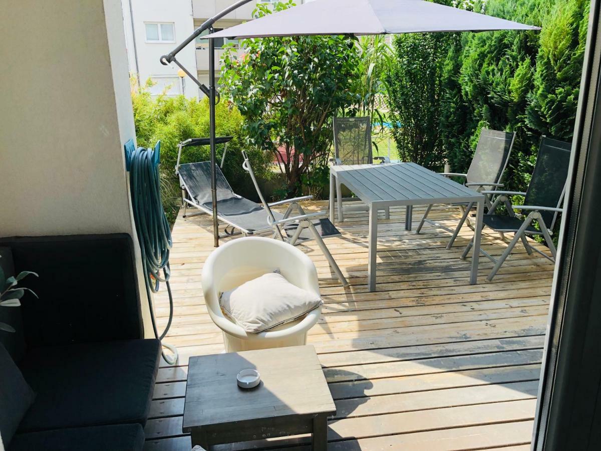 25H Garden Apartment Plus Private Beach Neusiedl am See Buitenkant foto