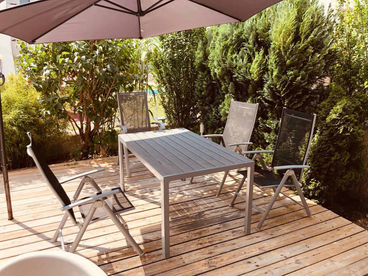25H Garden Apartment Plus Private Beach Neusiedl am See Buitenkant foto